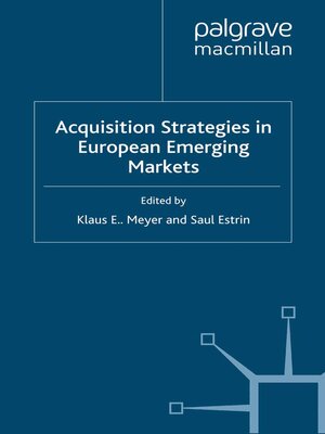 cover image of Acquisition Strategies in European Emerging Markets